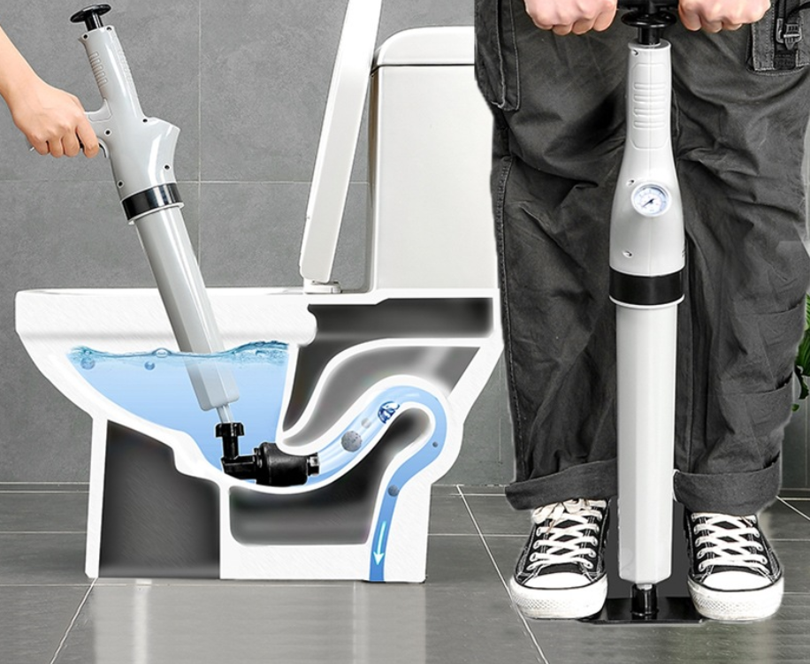 Outil de Désobstruction de Toilettes à Haute Pression pour Tuyaux