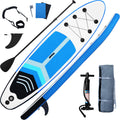 GZKYYLEGS Inflatable Stand Up Paddle Board SUP Accessories & Carry Bag Wide Stance Surf Control Non-Slip Deck Leash Paddle and Pump Standing Boat for Youth & Adult
