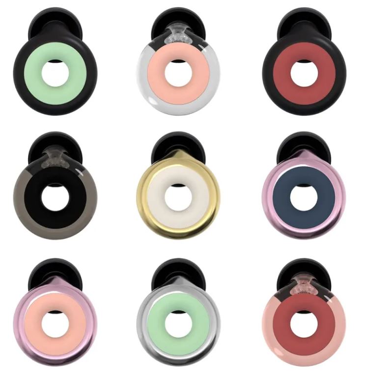 Bouchons d'Oreilles en Silicone avec Anneaux Ajustables