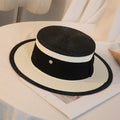 Chapeau de Paille Tendance pour Femme pour Protection Solaire