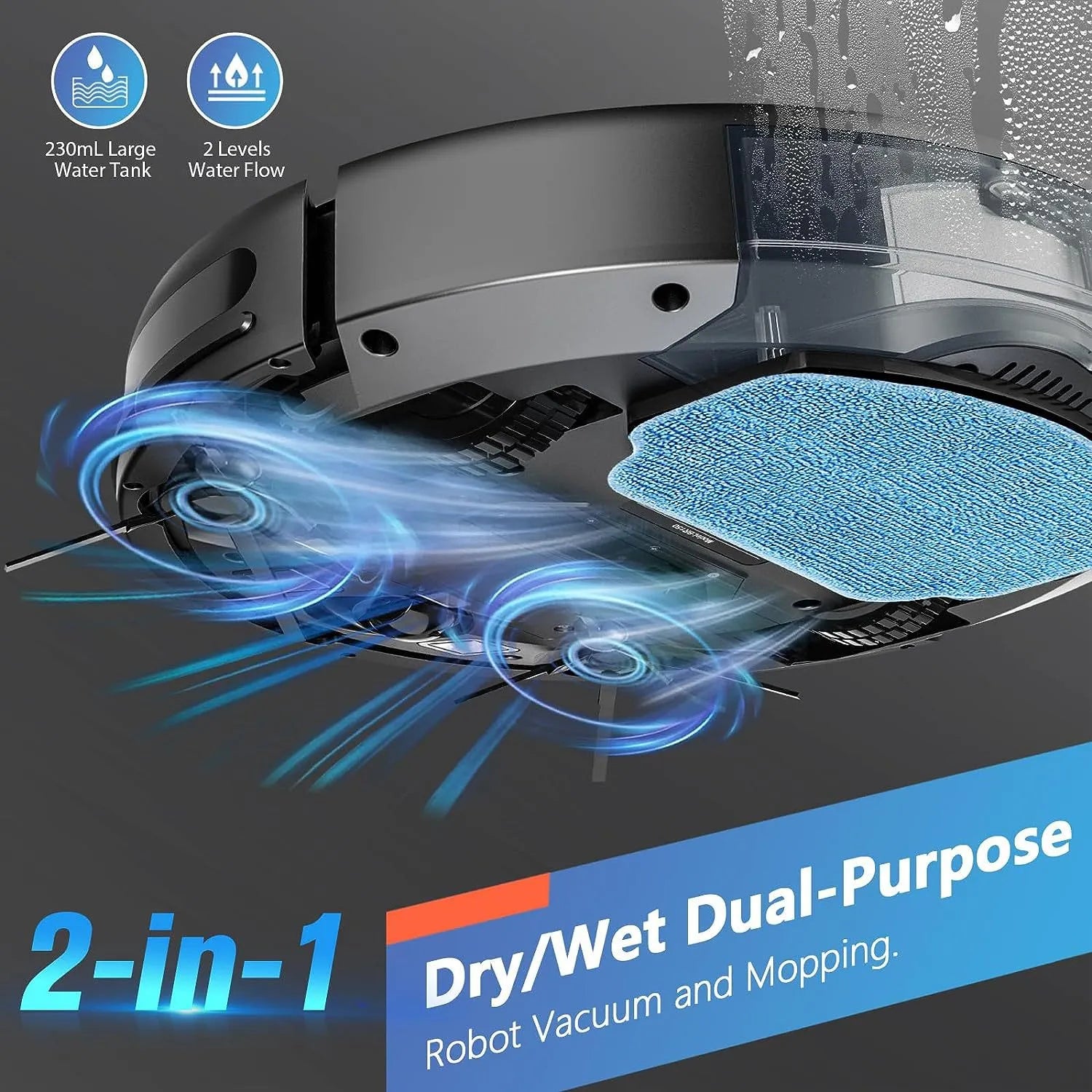 Robot de Nettoyage Intelligent : Balayage, Lavage & Aspiration