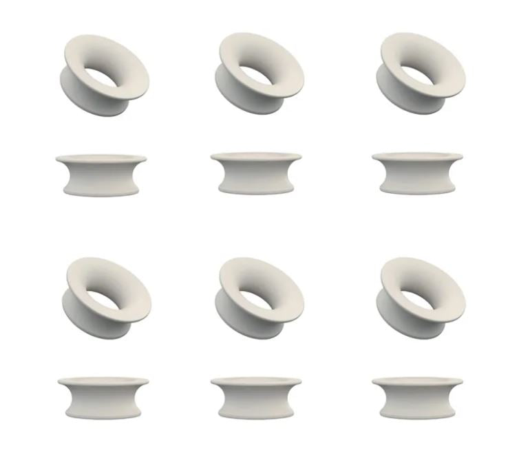 Bouchons d'Oreilles en Silicone avec Anneaux Ajustables