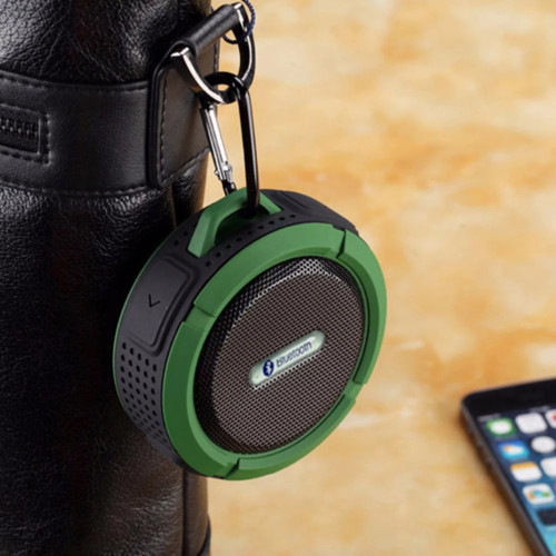 Enceinte Bluetooth Mini Étanche IPX7 - Son 360° + Ventouse