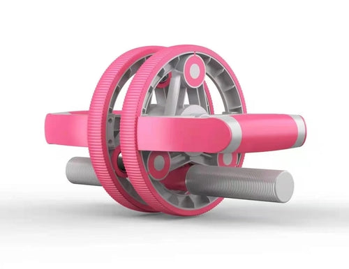 Roue Abdominale 3-en-1 + Élastiques - Abdos + Pompes + Bras