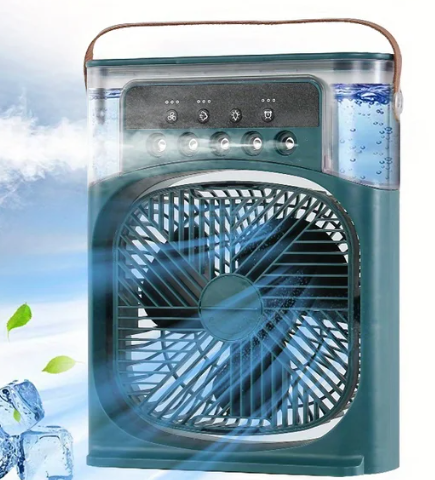 Ventilateur Rafraîchisseur d'Air Portable avec Humidificateur pour Maison/Bureau
