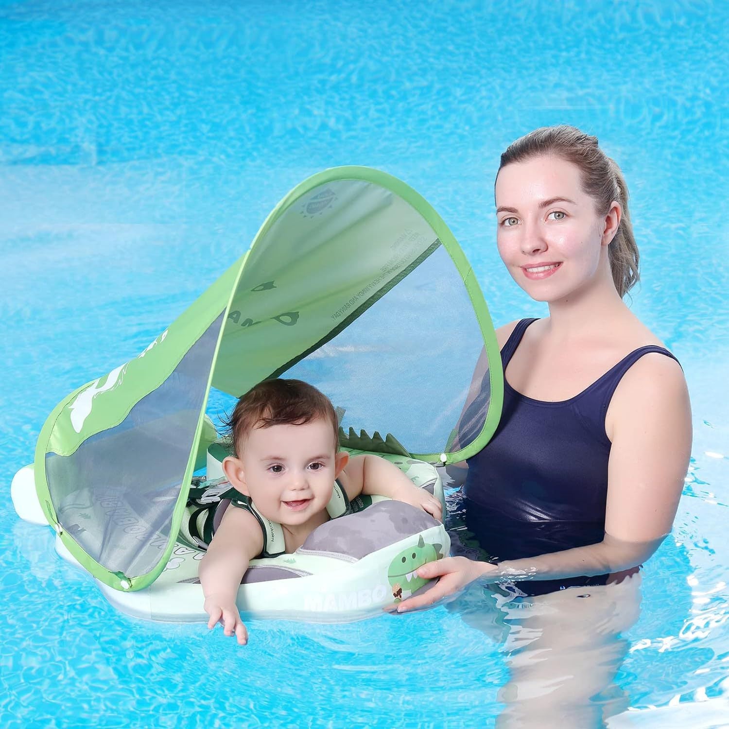 Bouée Gonflable pour Bébé Mambobaby avec Canopée